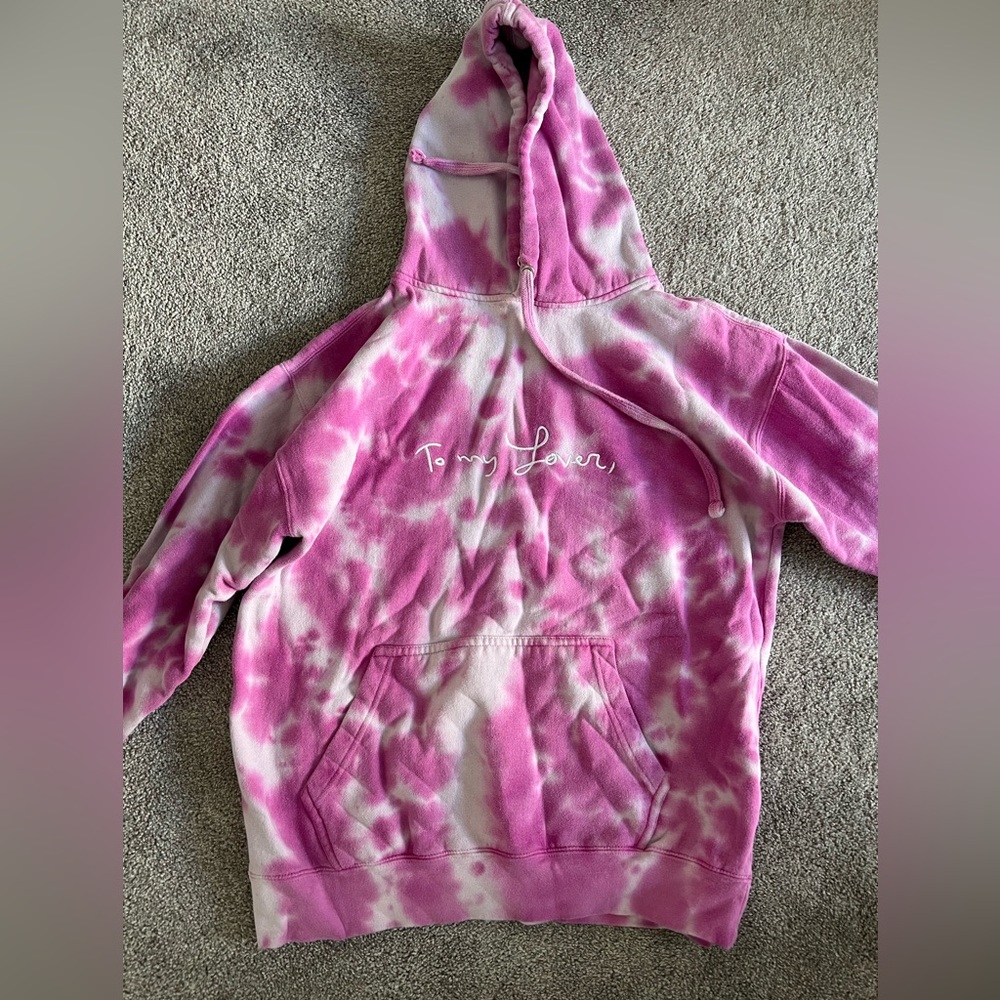 Taylor Swift Pink Tie-Dye “To my Lover” Hoodie